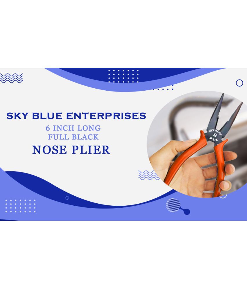     			Sky Blue Enterprises Sturdy Steel Tools Combination 8-Inch Plier Cutting Plier (Red) Pincer Plier  (Length : 16 inch)