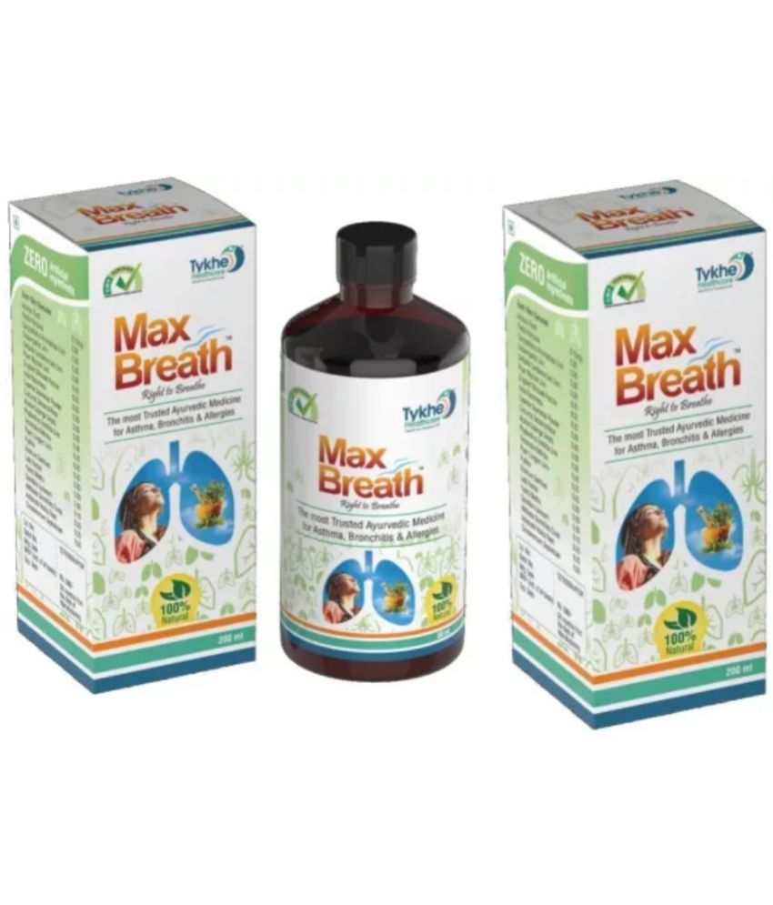     			Tykhe Healthcare Max Breath Liquid 200ml (Pack of 2)