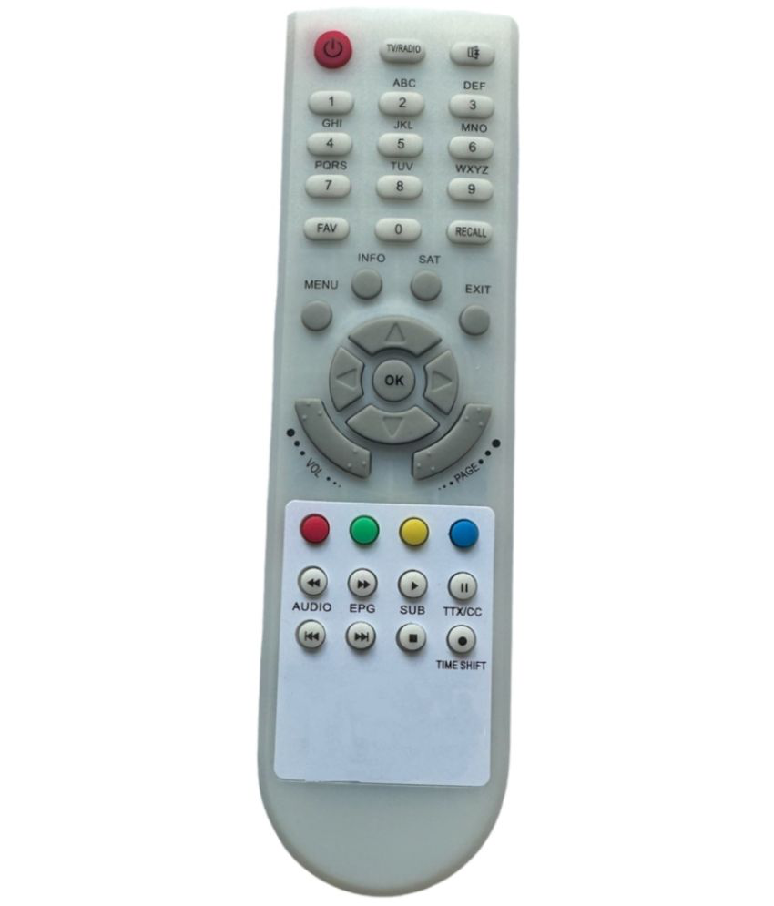     			Upix (With Time Shift) DTH Remote Compatible with DVB Free Dish DTH