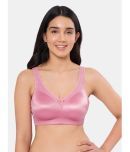 Amante Nylon Non Padded Women's Everyday Bra ( Pink )