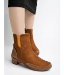 Shoetopia - Brown Women's Ankle Length Boots