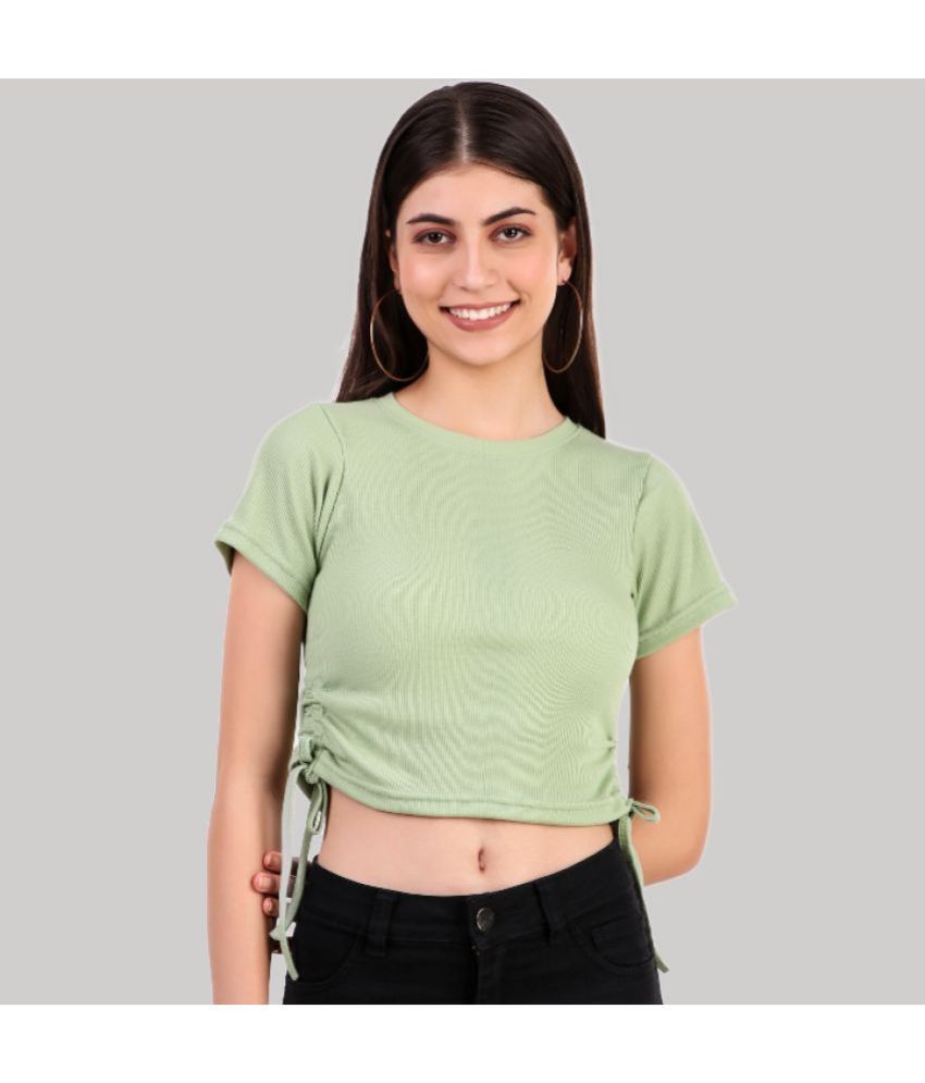     			AKTIF - Mint Green Cotton Women's Drawstring Top ( Pack of 1 )