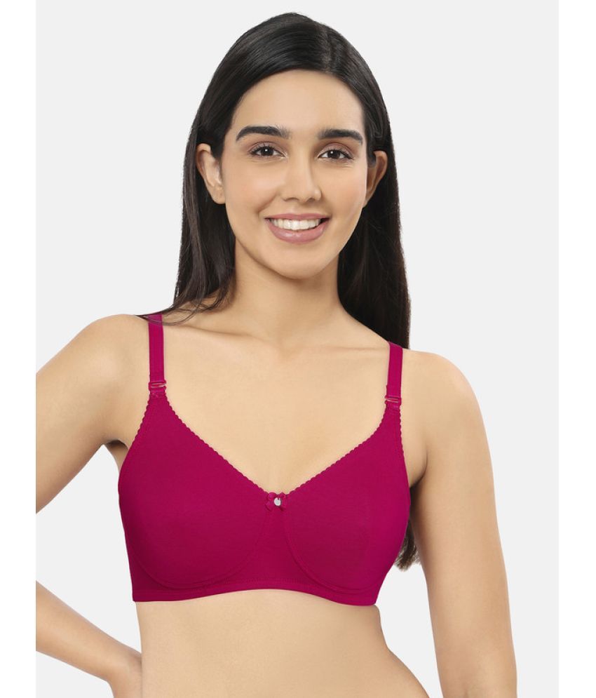     			Amante - Pink Cotton Non Padded Women's Everyday Bra ( Pack of 1 )