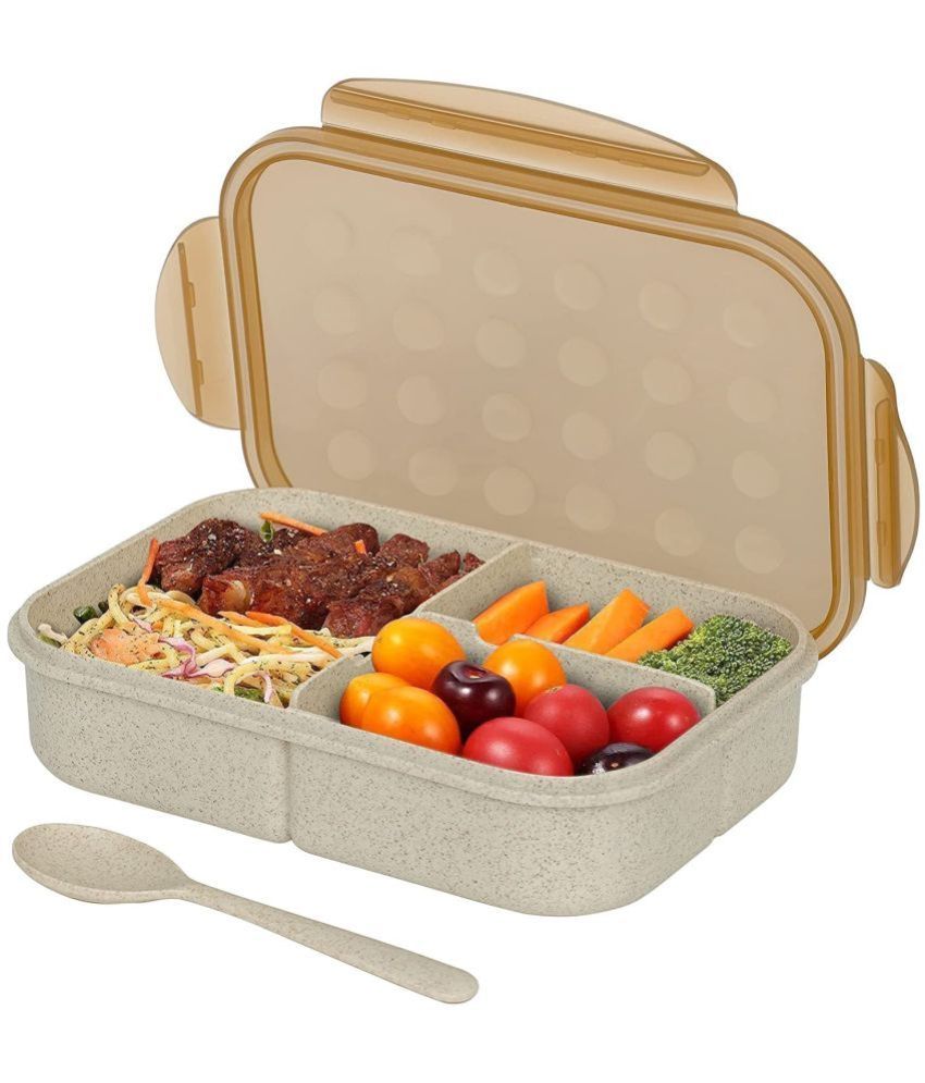     			NAMRA Plastic Lunch Box 3 - Container ( Pack of 1 )