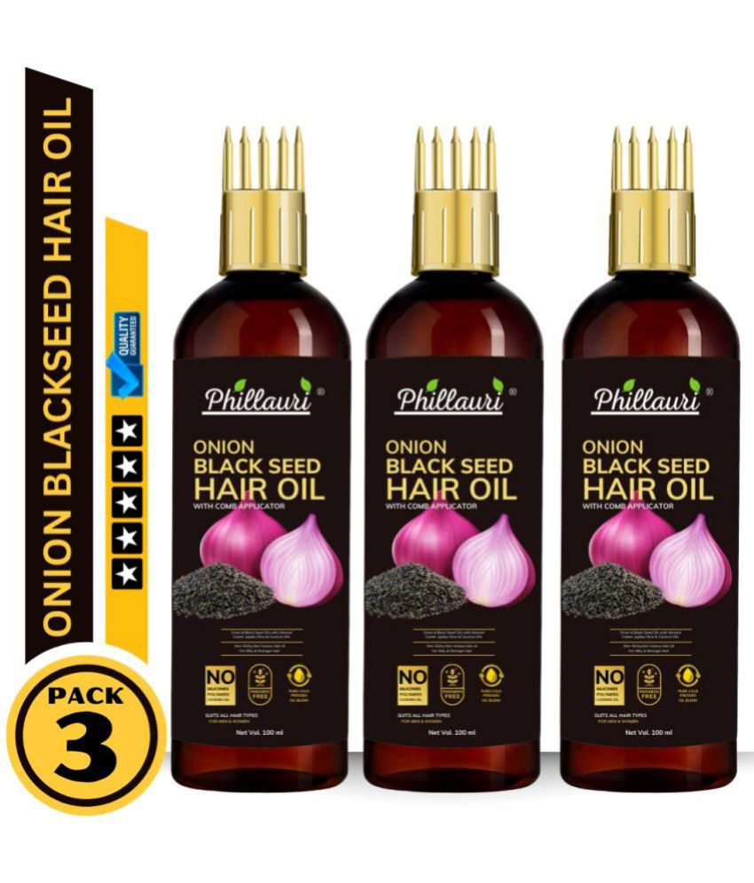     			Phillauri - Anti Hair Fall Onion Oil 300 ml ( Pack of 3 )