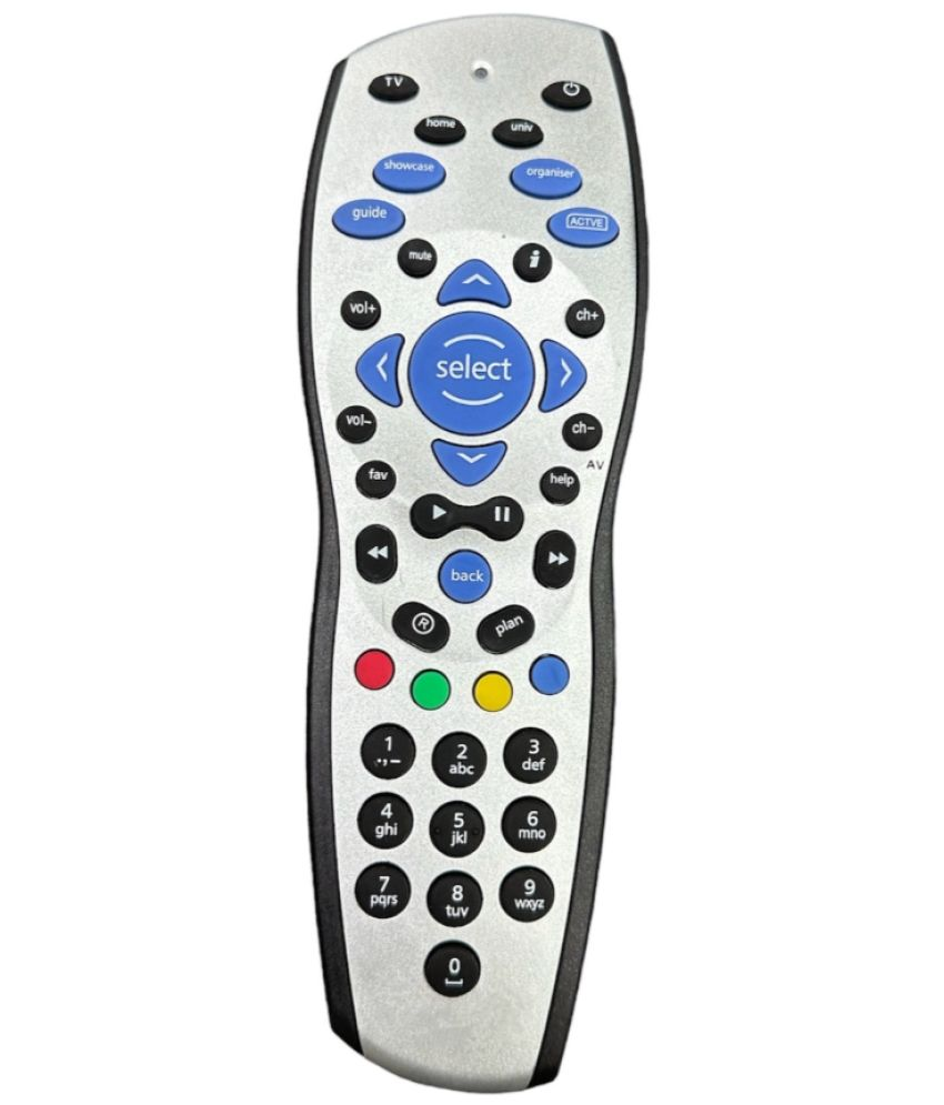     			Upix 1038 Plus (Big) TV Remote Compatible with Tata Sky DTH Set Top Box