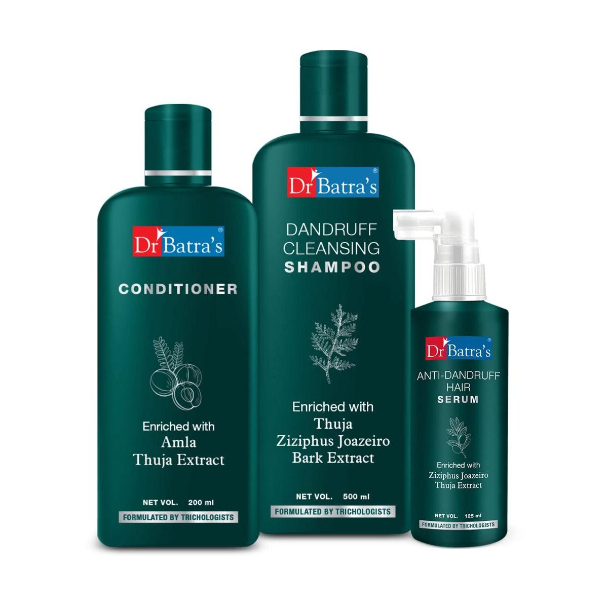     			Dr Batra's Anti Dandruff Hair Serum, Conditioner And Dandruff Cleansing Shampoo (Pack Of 3)
