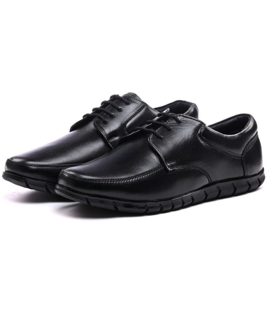     			ITALIAN ELEGANZA - Black Men's Derby Formal Shoes