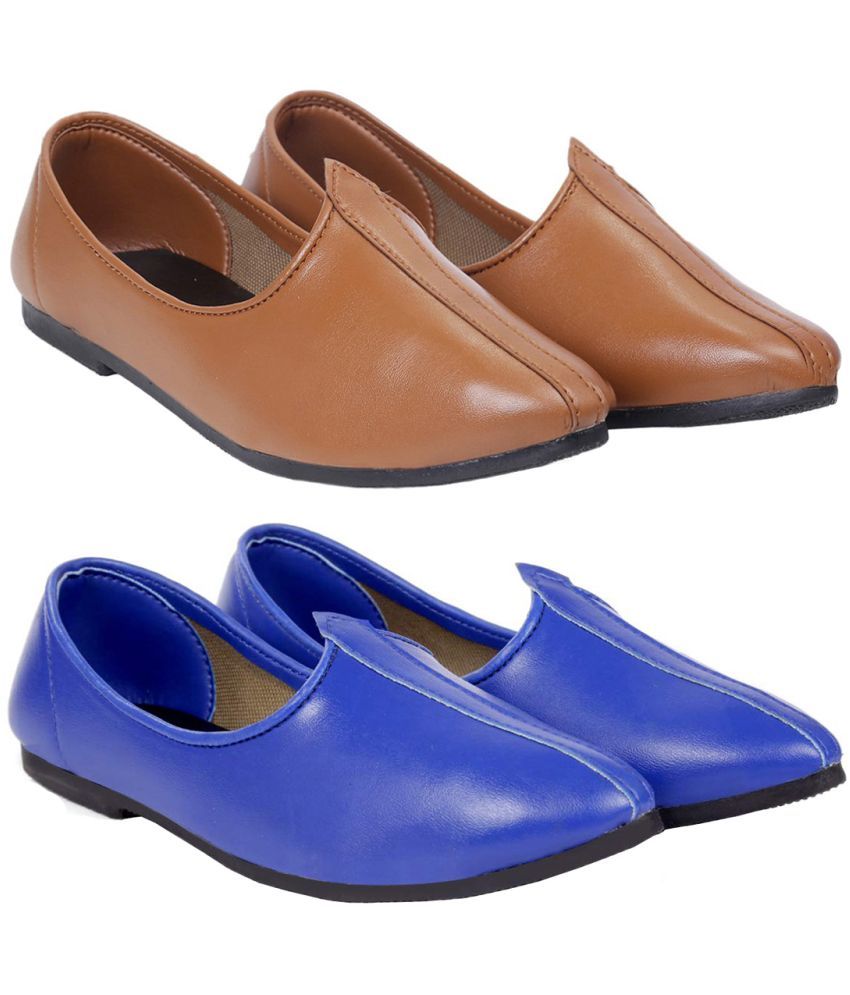     			vitoria - Blue Men's Mojaris