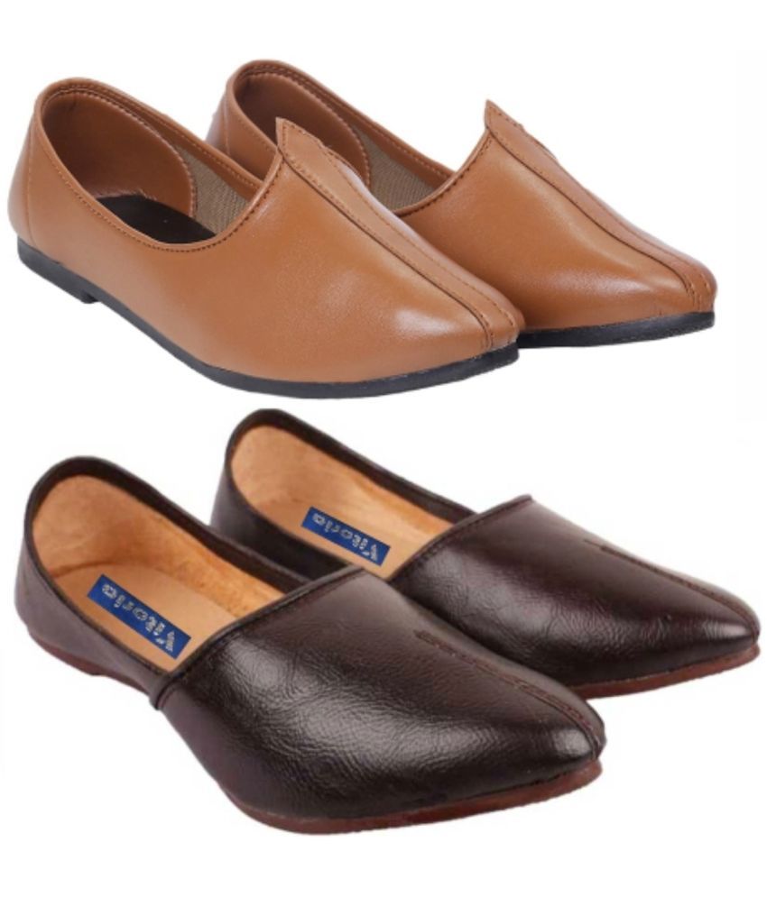     			vitoria - Brown Men's Jutti