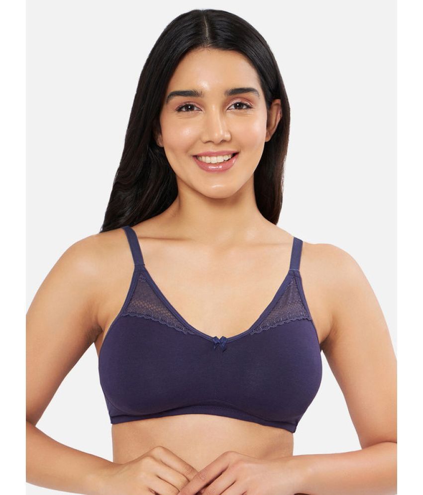     			Amante - Navy Blue Cotton Non Padded Women's Everyday Bra ( Pack of 1 )