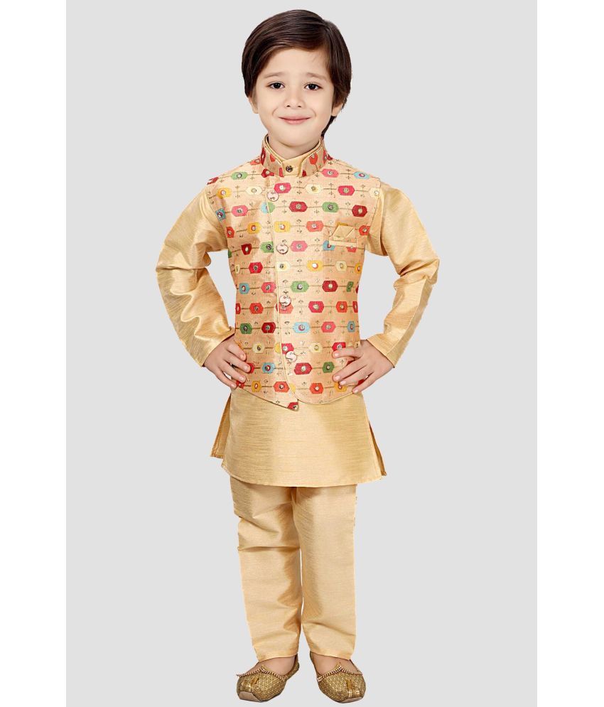     			Arshia Fashions - Gold Cotton Blend Boys ( Pack of 1 )