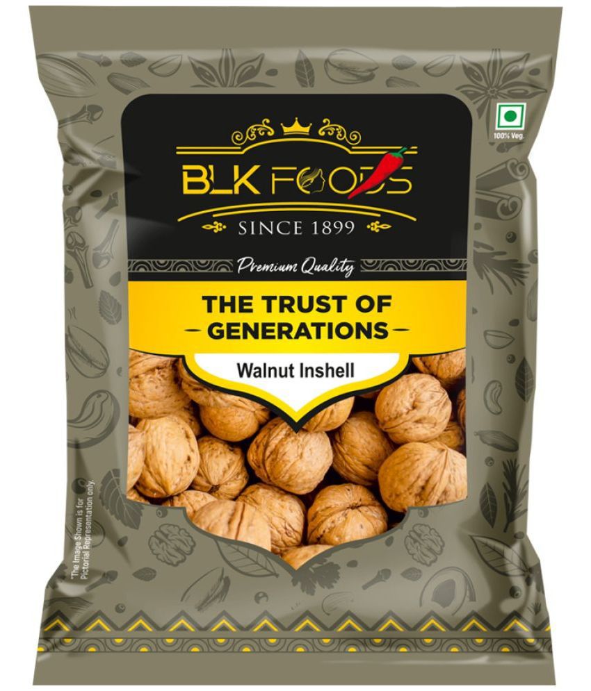     			BLK FOODS California Inshell Walnuts(Saboot Akhrot) 400g g