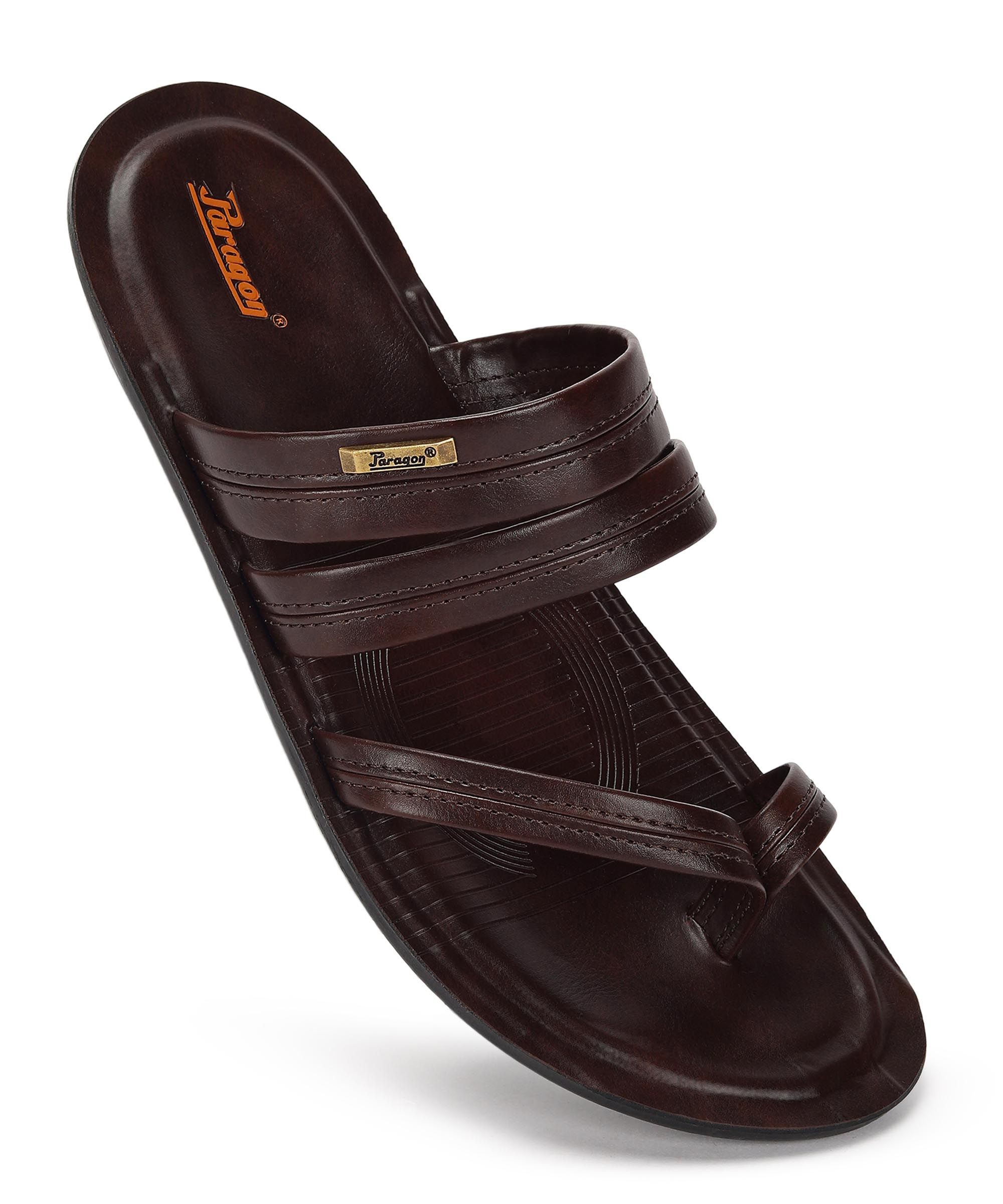     			Paragon - Brown Men's Leather Slipper