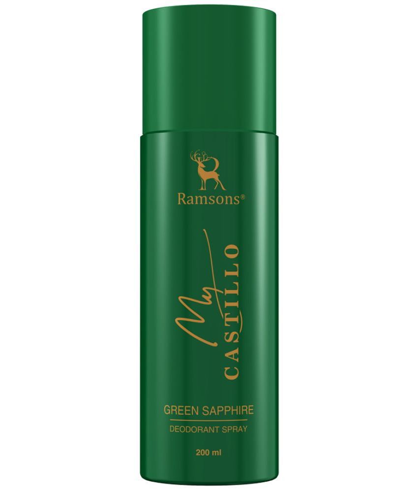     			Ramsons - MY CASTILLO GREEN SAPPHIRE Deodorant Spray for Unisex 200 ml ( Pack of 1 )