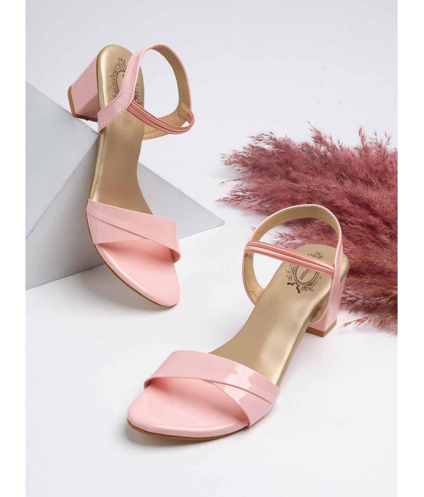     			Shoetopia Girls Pink Heels