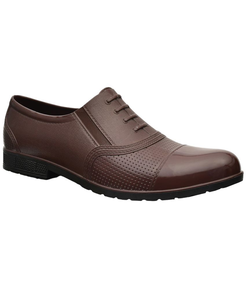     			Ajanta - Brown Men's Derby Formal Shoes