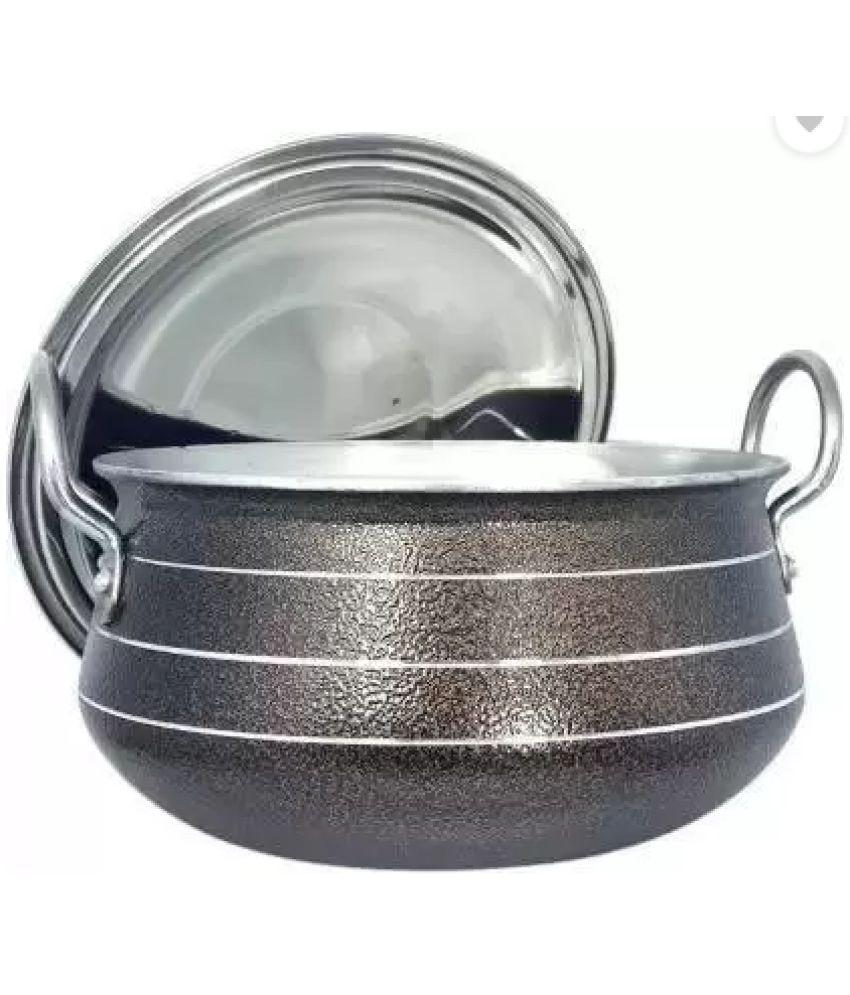     			Carnival - Handi 2 ltr with lid Aluminium Ceramic Handi ml ( Pack of 1 )
