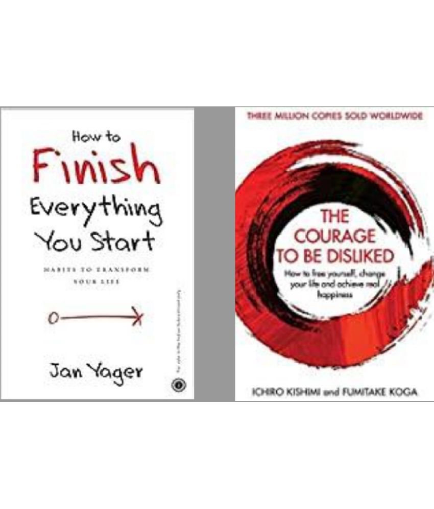     			Courage to be Disliked + How to Finish Everything You Start