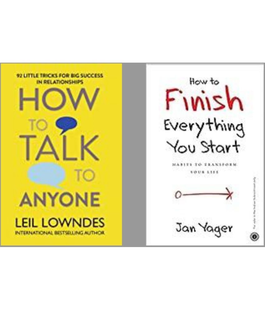     			How to Talk Any One + How to Finish Everything You Start English