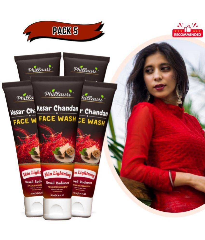     			Phillauri - Softening and Smoothening Face Wash For All Skin Type ( Pack of 5 )