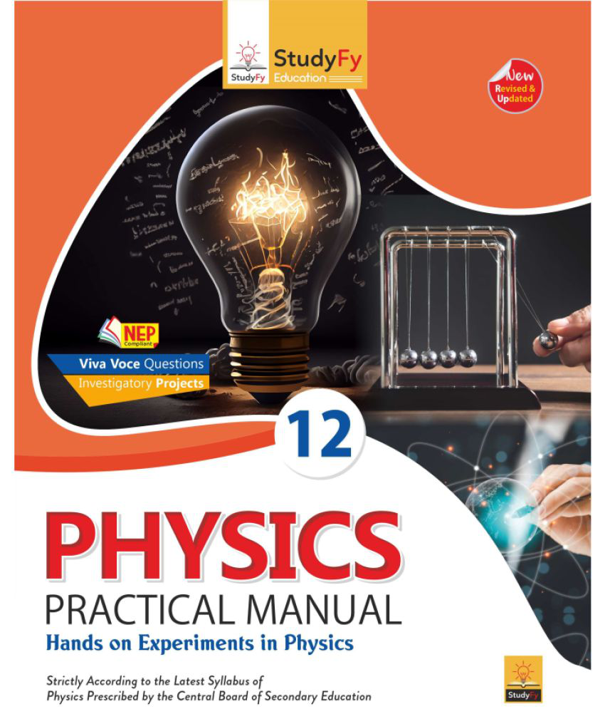     			StudyFy CBSE Class 12th Physics Lab Manual for 2024 Exam