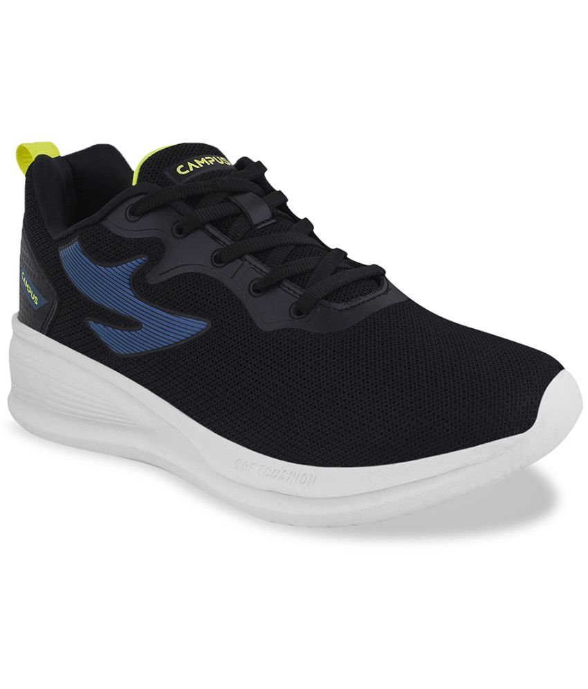     			Campus - SILWIO Black Men's Sports Running Shoes