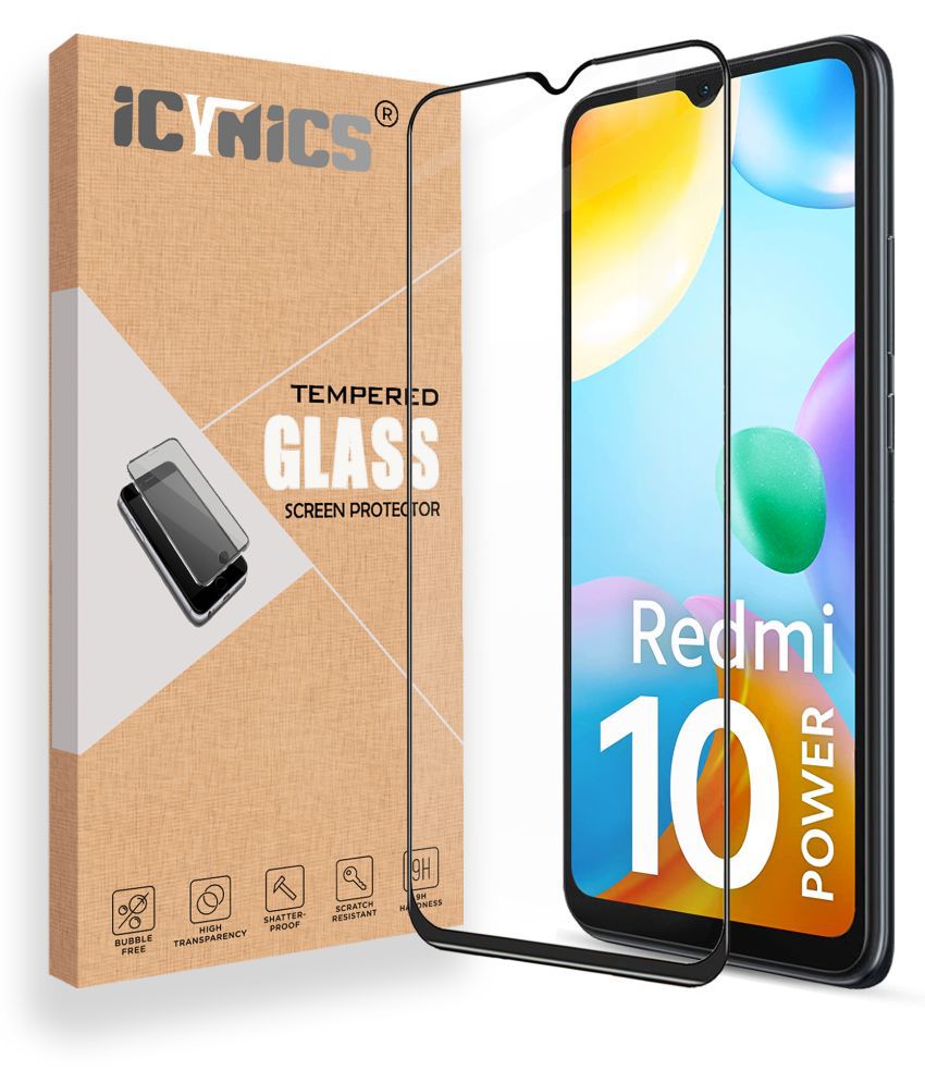     			Icynics - Tempered Glass Compatible For Xiaomi Redmi 10 POWER ( Pack of 1 )