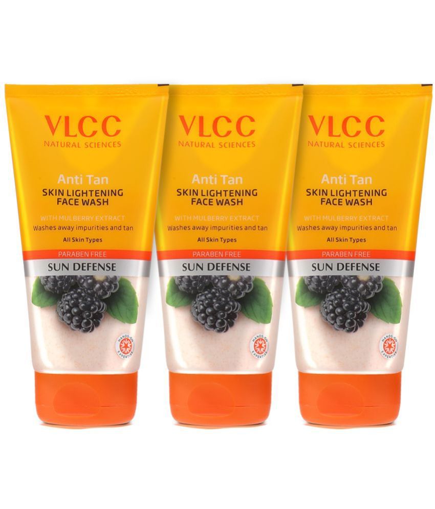     			VLCC Anti Tan Skin Lightening Face Wash, 300 ml, Buy One Get One (Pack of 3)