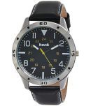 Hant - Black Leather Analog Men's Watch