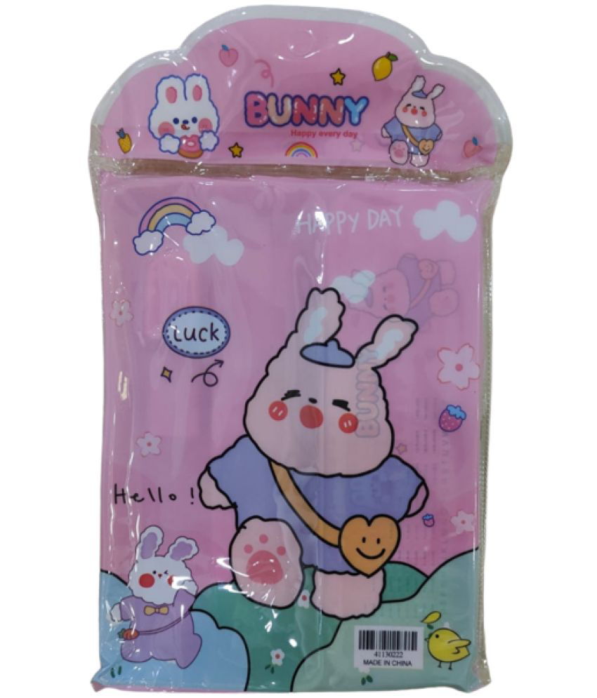     			2717B-BUY SMART  6 IN 1 PINK BUNNY THEME STATIONERY  SET( 2 PENCIL ,1 SCALE ,METAL PENCIL BOX, 1 SHARPNER & 1 ERASER ) for Girls & Boys