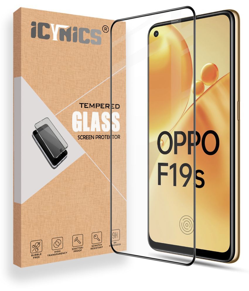     			Icynics - Tempered Glass Compatible For Oppo F19s ( Pack of 1 )
