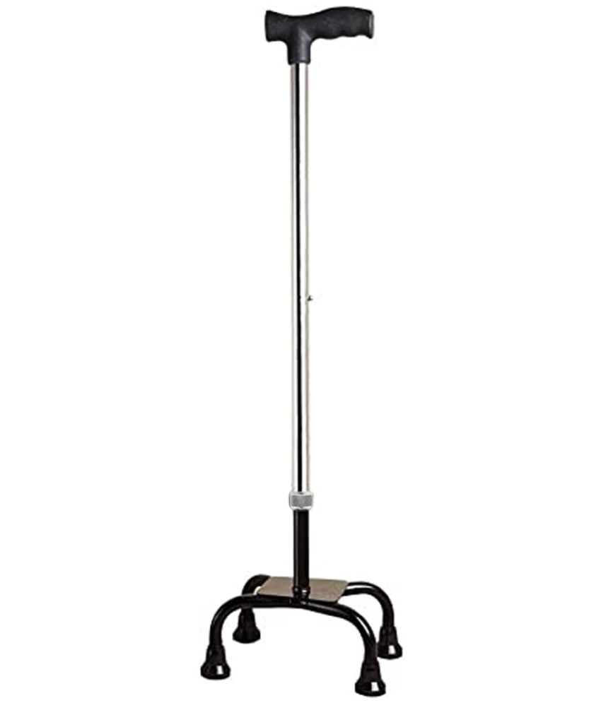     			Ozocheck Height Adjustable 4 Leg for Old Age/Patients/Handicap Walking Stick