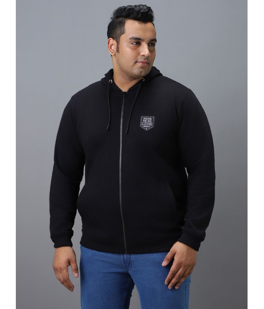     			Urbano Plus - Black Cotton Blend Regular Fit Men's Sweatshirt ( Pack of 1 )