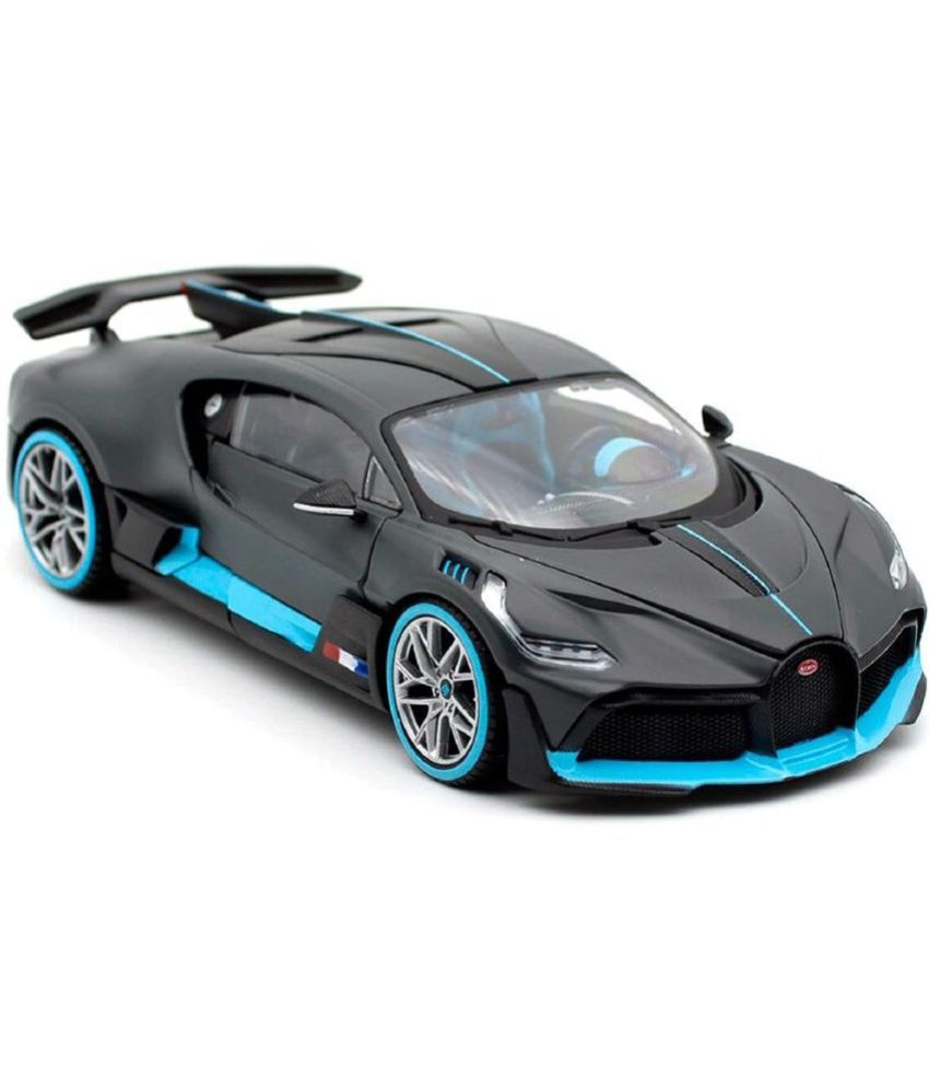     			VBE 1:32 Scale Model Alloy Metal Bugatti Divo Sports Car Model with Light and Sound Open Doors Pull Toy, Multi