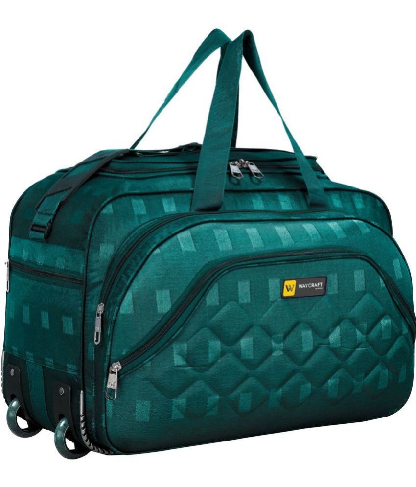     			Waycraft - 55 Ltrs Green Polyester Duffle Bag