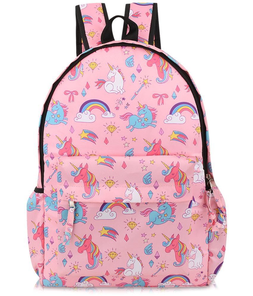     			Parrk - Pink Canvas Backpack