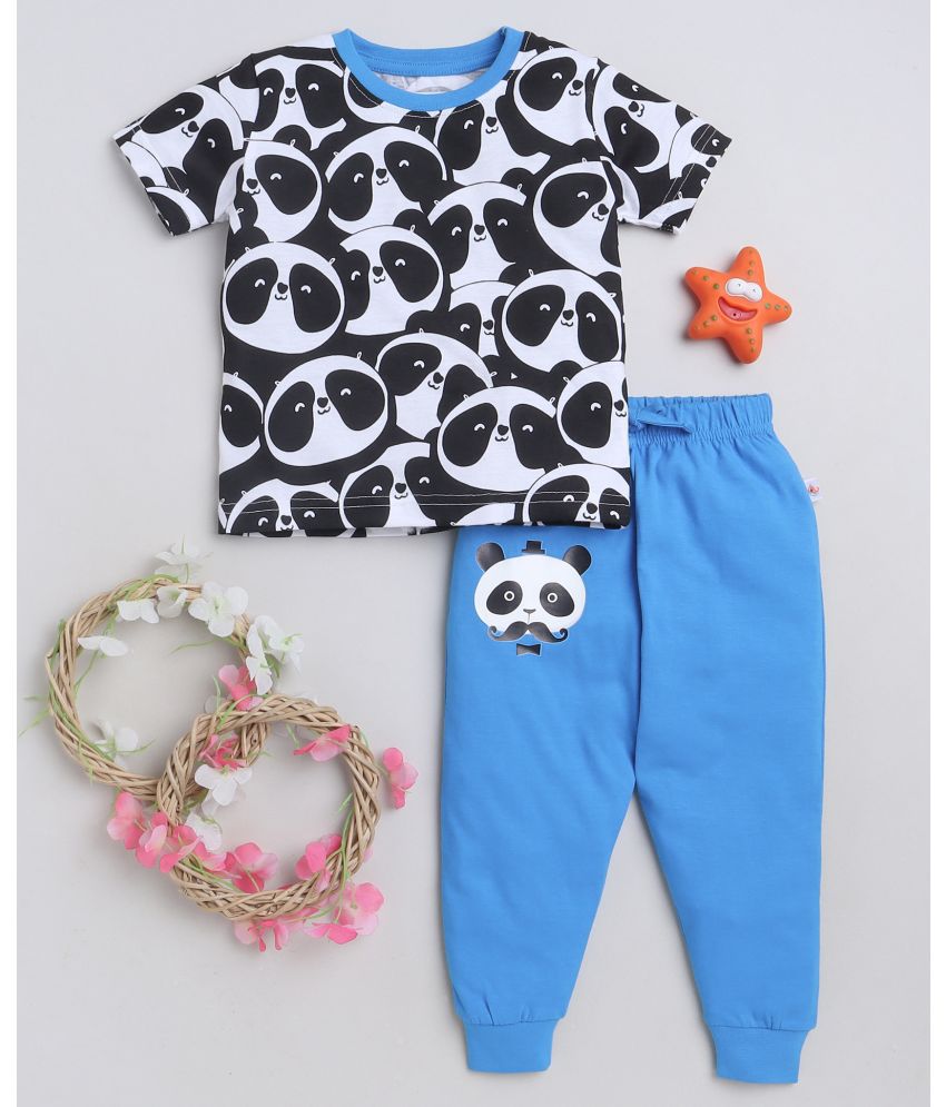     			BUMZEE - Black Cotton Baby Boy T-Shirt & Pyjama Set ( Pack of 1 )