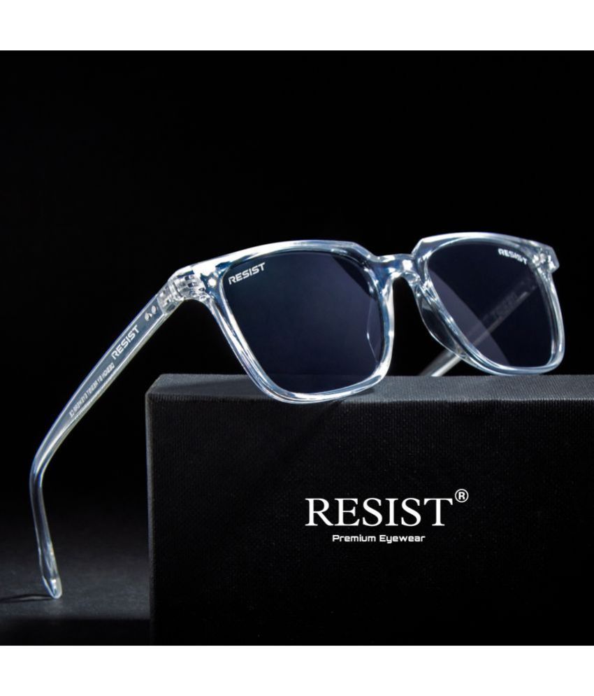     			RESIST EYEWEAR - White Rectangular Sunglasses ( Pack of 1 )