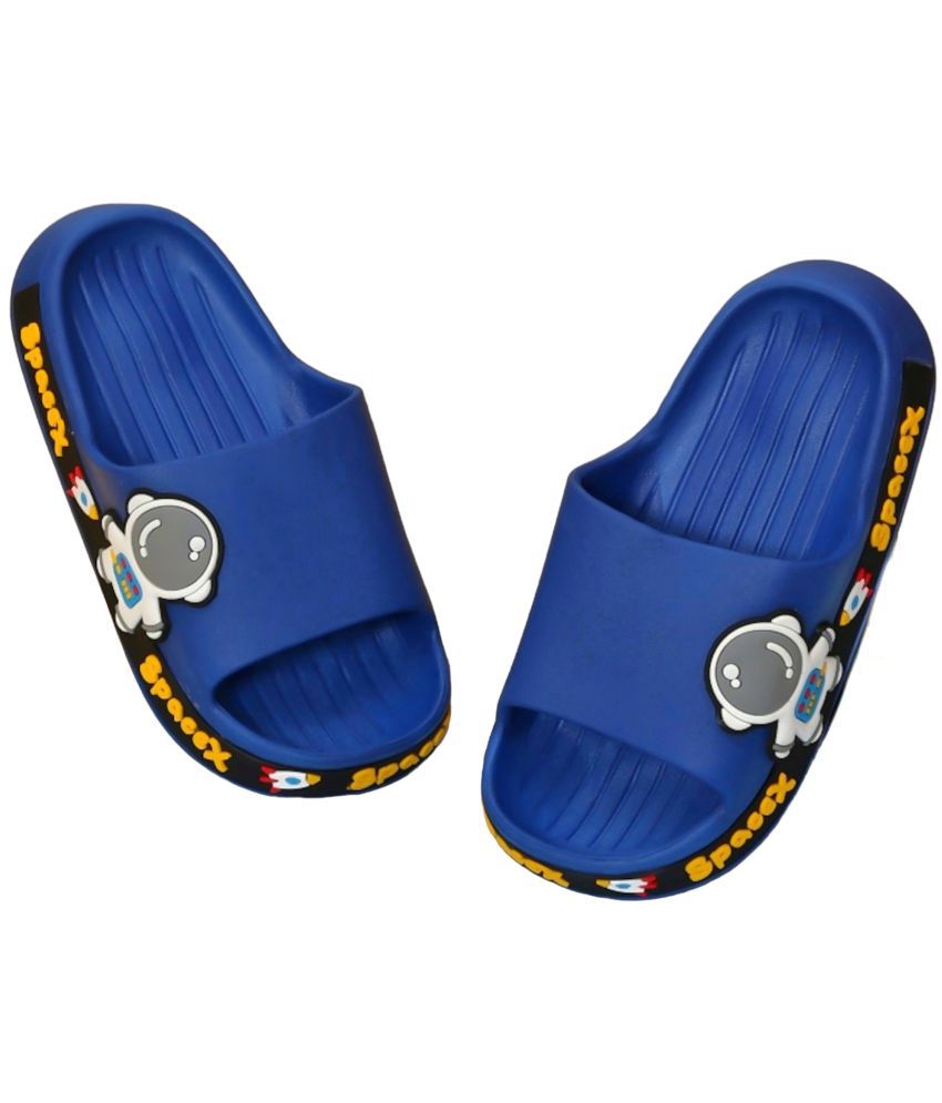     			Yellow Bee Astronaut Slides for Boys, Blue