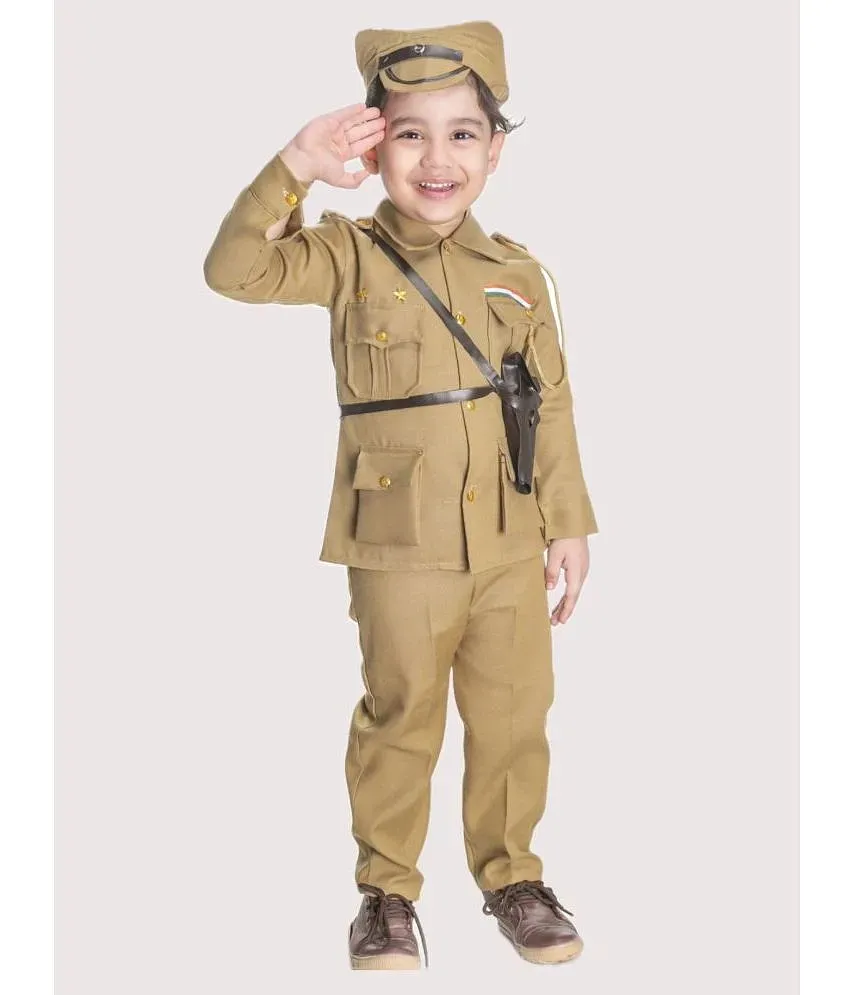 Cotton Khaki Indian Army Fancy Dress Costume at Rs 599 in Greater Noida |  ID: 21332572912