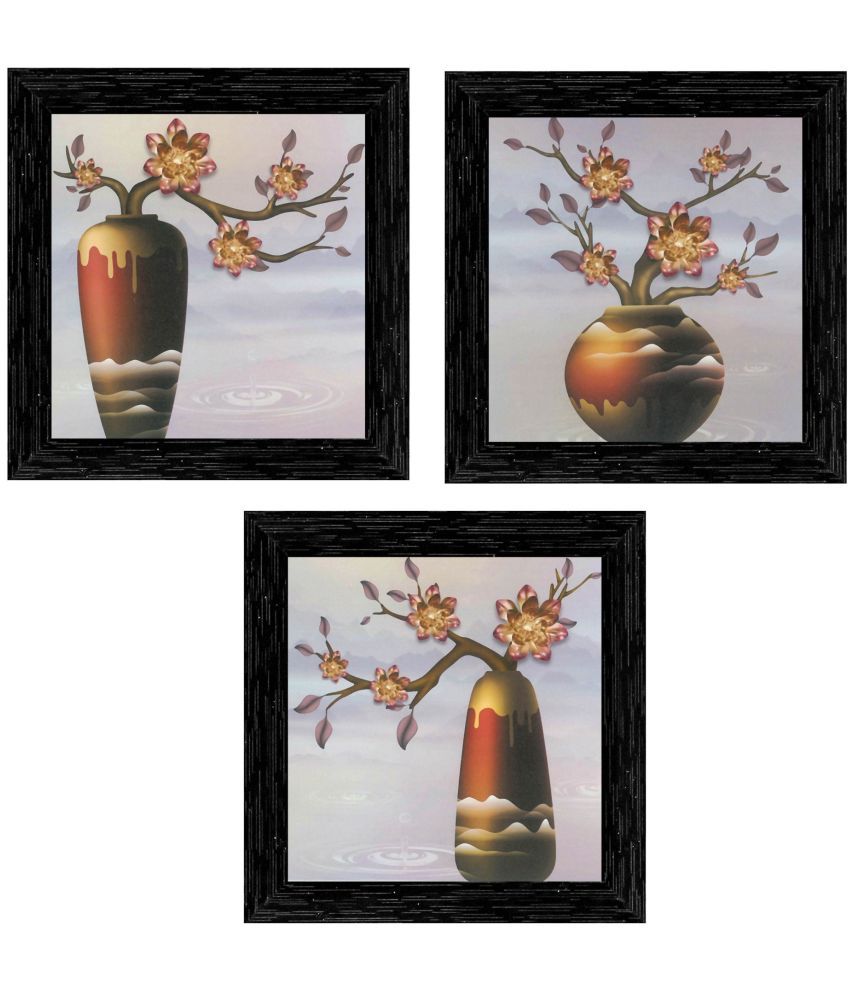     			Indianara - Floral Painting With Frame