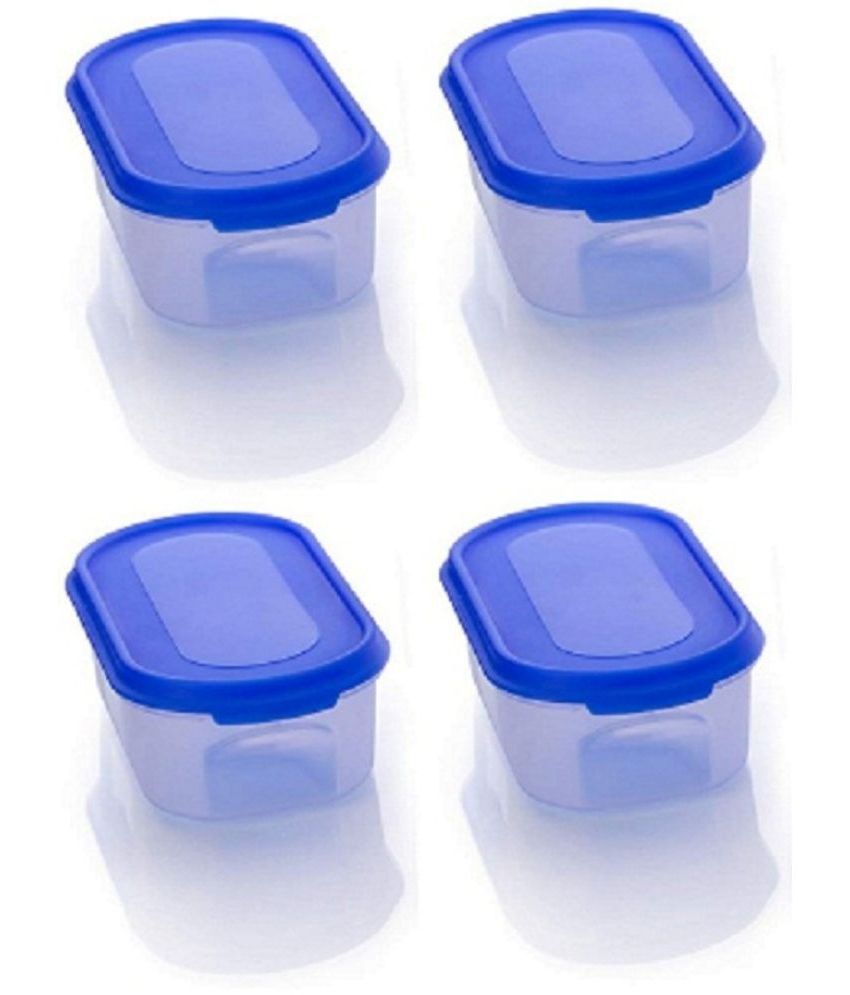     			Kkart 500 ml oval set of 6 Plastic Transparent Food Container ( Set of 6 )