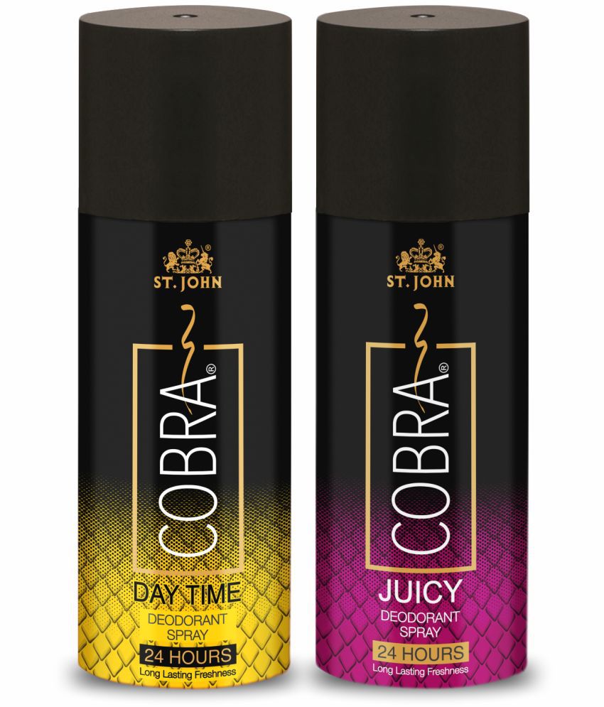     			St. John - Day Time & Juice 150ml Each Long Lasting Deodorant Spray for Men,Women 300 ml ( Pack of 2 )