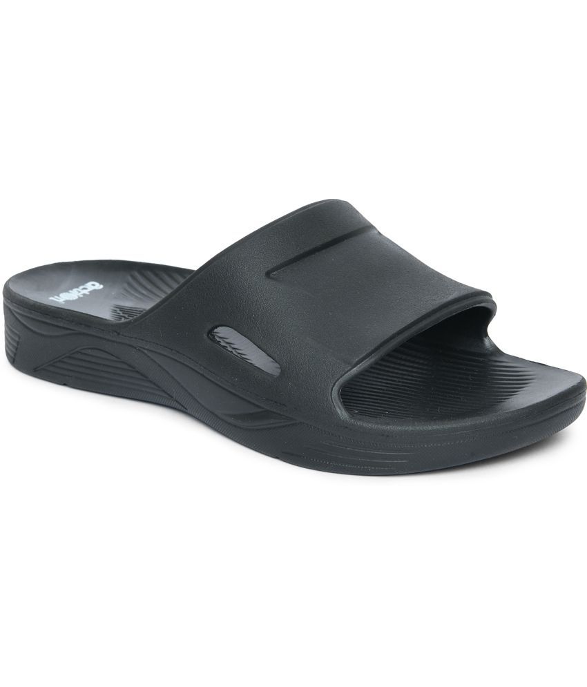     			Action - Black Men's Slide Flip Flop