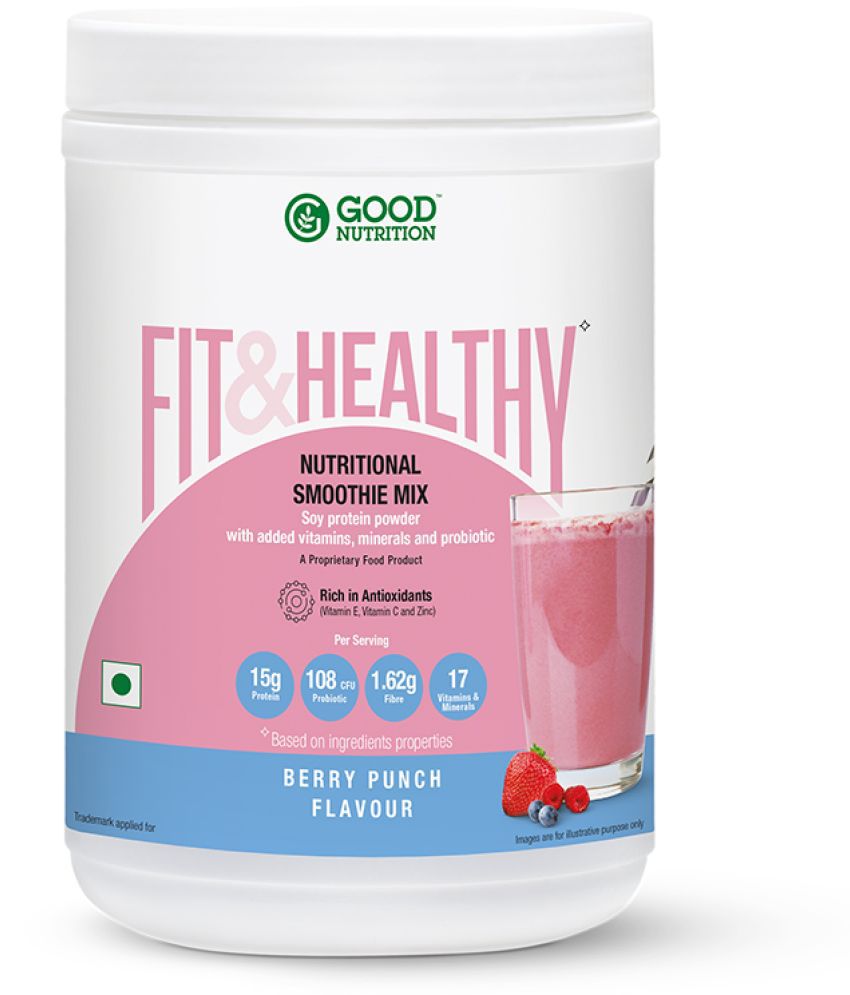     			Good Nutrition Fit & Healthy Nutritional Smoothie Mix with Soy Protein 500 gm