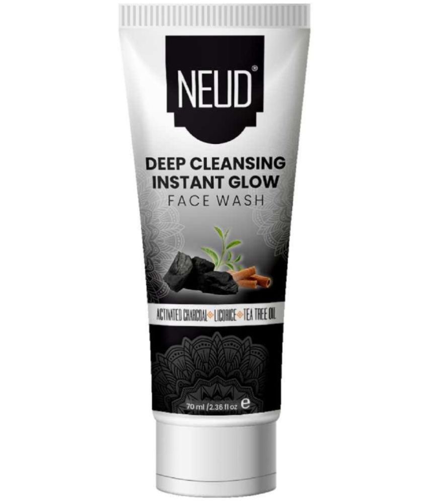     			NEUD Deep Cleansing Instant Glow Face Wash for Men and Women, 70 ml (Pack of 1)