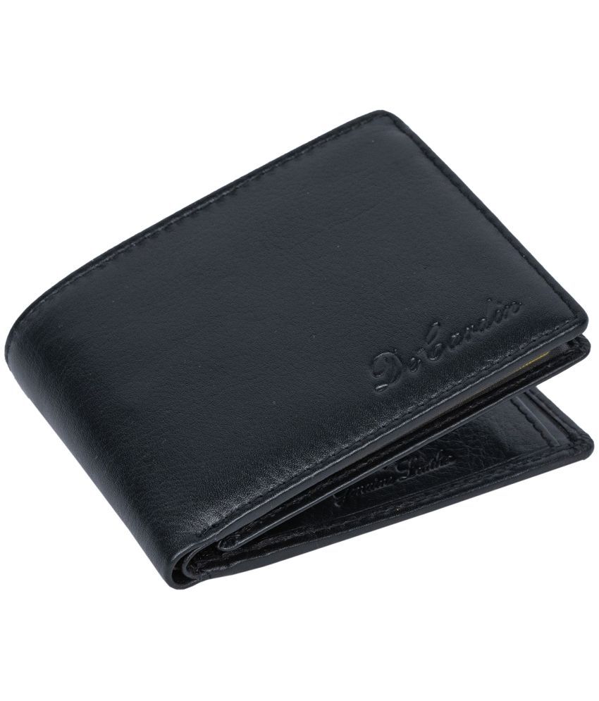     			DECARDIN - Black Leather Men's Regular Wallet ( Pack of 1 )