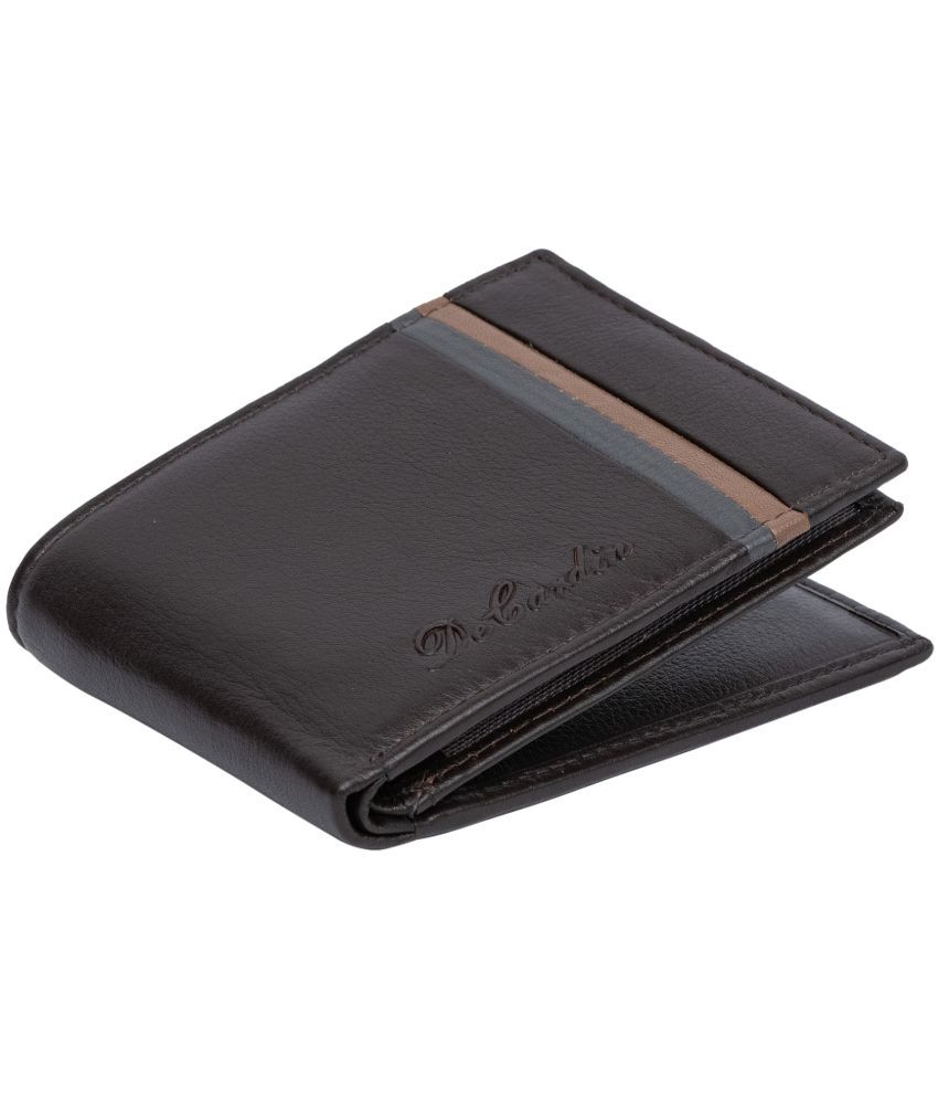     			DECARDIN - Brown Leather Men's Regular Wallet ( Pack of 1 )