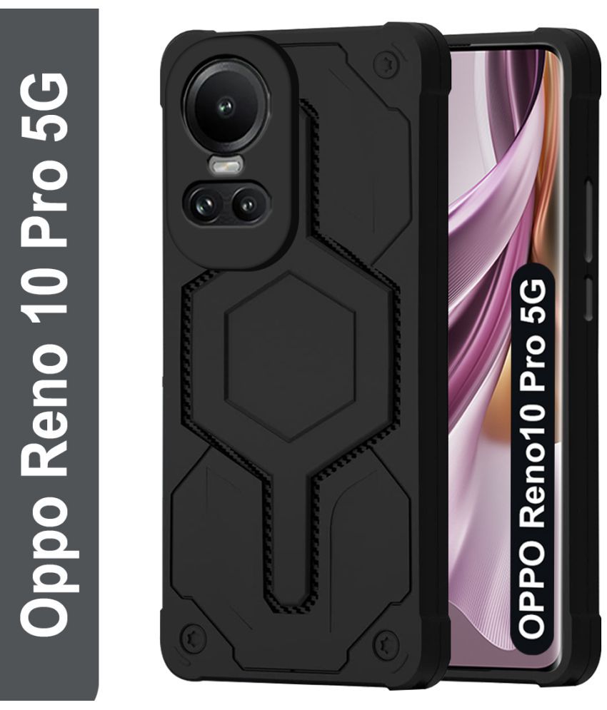     			NBOX - Bumper Cases Compatible For Rubber Oppo Reno 10 Pro ( Pack of 1 )